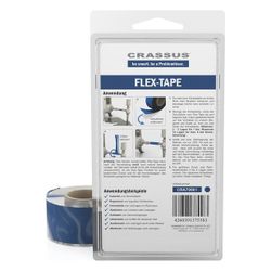 Crassus Reparaturband Flex-Tape, 25x3,5x0,7mm, Blau, CRA70601... CRASSUS-CRA70601 4260391375583 (Abb. 1)