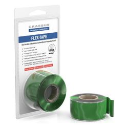 Crassus Reparaturband Flex-Tape, 25x3,5x0,7mm, Grün, CRA70603... CRASSUS-CRA70603 4260391375606 (Abb. 1)