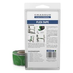 Crassus Reparaturband Flex-Tape, 25x3,5x0,7mm, Grün, CRA70603... CRASSUS-CRA70603 4260391375606 (Abb. 1)