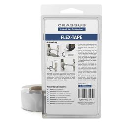 Crassus Reparaturband Flex-Tape, 25x3,5x0,7mm, Weiß, CRA70604... CRASSUS-CRA70604 4260391375613 (Abb. 1)