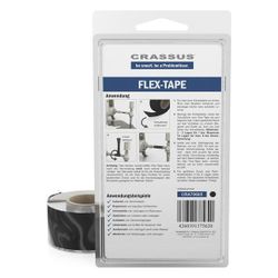 Crassus Reparaturband Flex-Tape, 25x3,5x0,7mm, Schwarz, CRA70605... CRASSUS-CRA70605 4260391375620 (Abb. 1)