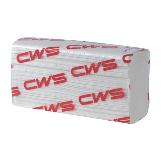 CWS Multifold Papier 2-lagigmit Z-Falz 3750 Blatt 23,5x24cm, Weiß