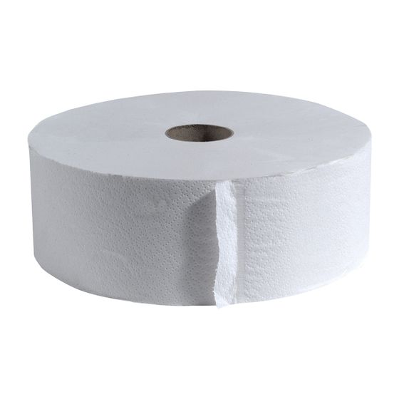 CWS Tissue Toilettenpapier Großrollen 2lagig 1520 Blatt, 380m Länge, 6 Stück