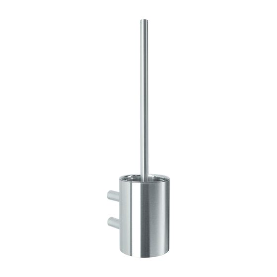 CWS ObjectLine WC-Bürstengarnitur HxBxT 400x89x139mm mit wechselbaren Bürstenkopf, Edelstahl