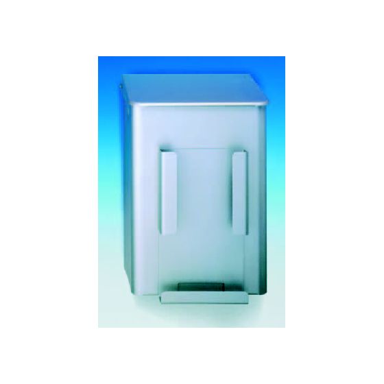 CWS Hygienebox mit Papiertütenhalter 6l HxBxT 325x212x184mm, Aluminium eloxiert mattsilber