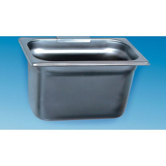 CWS Bürstenabwurfbehälter HxBxT 155x265x164mm mit Wandhalterung, Edelstahl