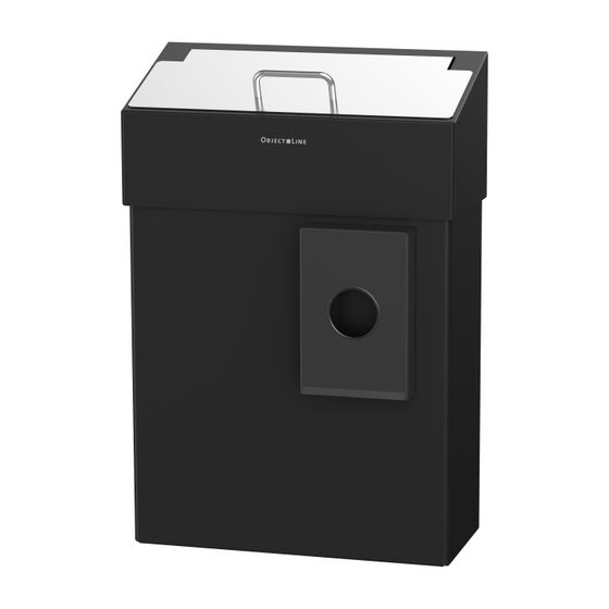 CWS ObjectLine Hygienebehälter 10l, HxBxT 420x285x150mm, Schwarz