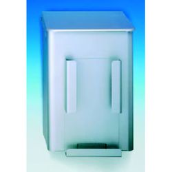 CWS Hygienebox mit Papiertütenhalter 6l HxBxT 325x212x184mm, Aluminium eloxiert mattsilber... CWS-C759000  (Abb. 1)