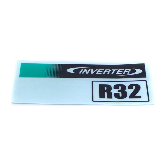 Daikin Typenschild Inverter-R32, für Altherma 3 R W, 4015454