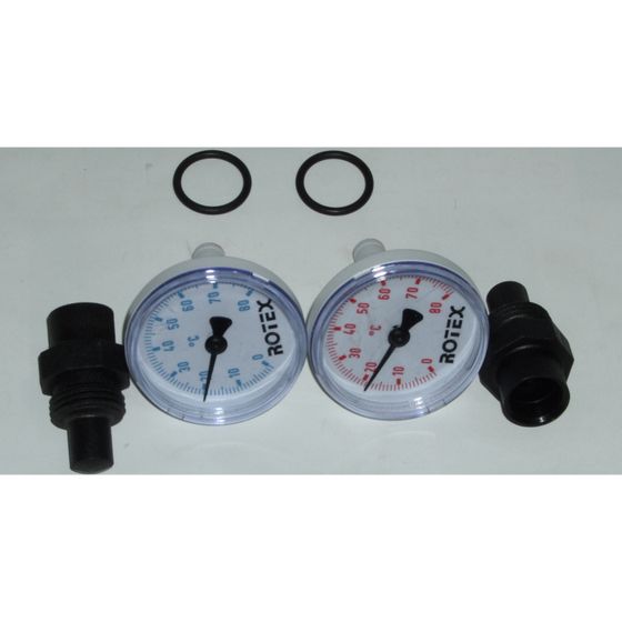 Daikin Thermometer-Set 0-80 für Verteiler Daikin Fußbodenheizung