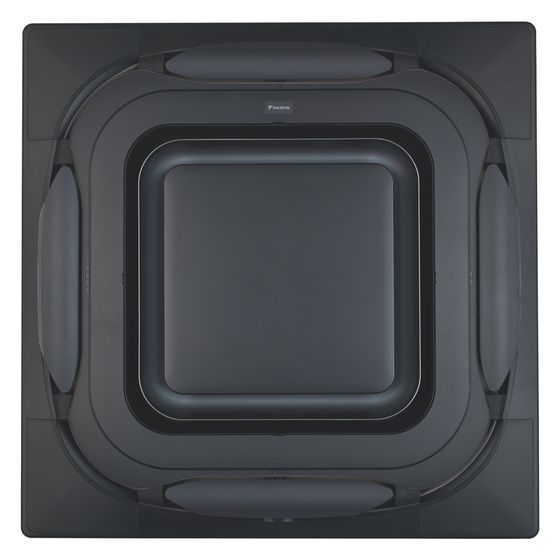 Daikin Paneel Designblende Roundflow, 106x950x950mm, Kunststoff, Schwarz, BYCQ140EPB