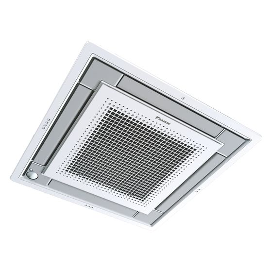 Daikin Paneel Designblende Euroraster, 46x620x620mm, Kunststoff, Silber, BYFQ60CS
