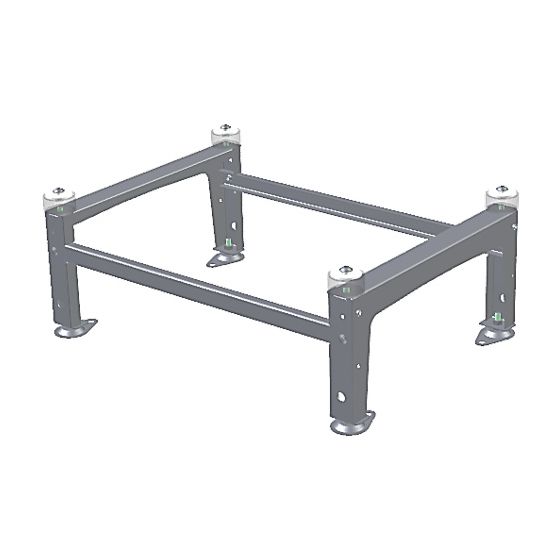 Daikin Standkonsole Altherma 4 H EPSKS, verstellbare Füße, Gummipuffer, Edelstahl, EKMST5