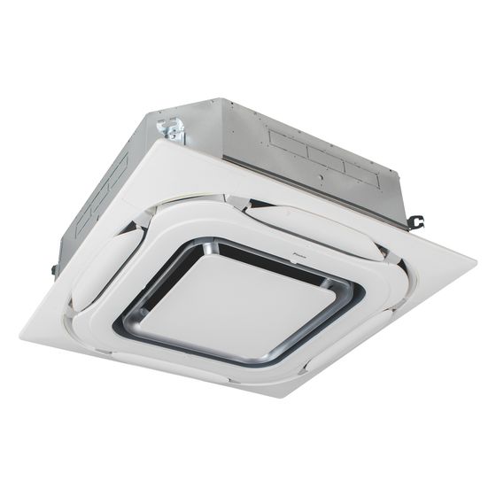 Daikin Zwischendeckengerät FCAHG140H, Kühlen 13,4kW Heizen 15,5kW, R32, 288x840x840mm, mit Designblende BYCQ140EP, Weiß