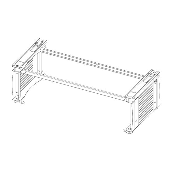 Daikin Design-Standkonsole 2A, verstellbare Füße, Gummipuffer, Edelstahl, DE.STANDKON2A