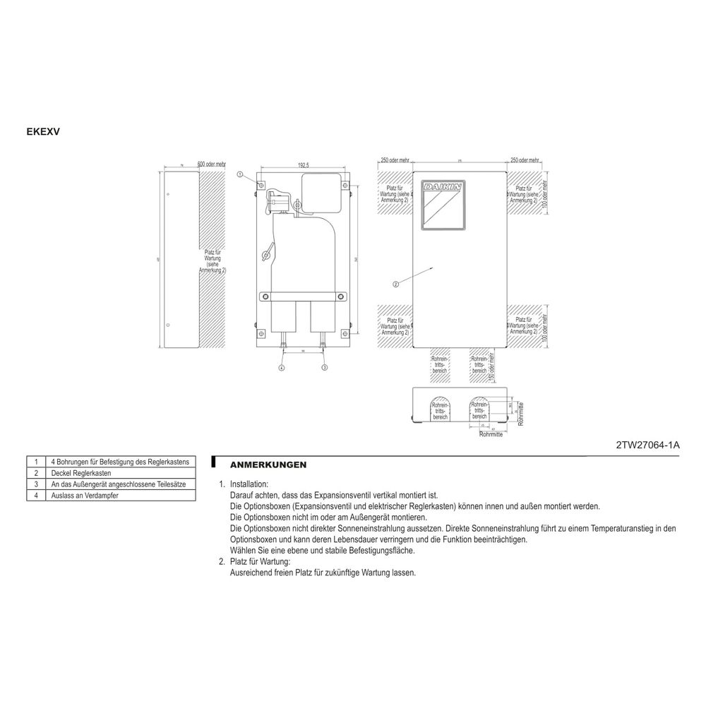 Daikin Expansionsventil-Kit EKEXV100, 401x215x78mm, 10mm, für elektronische Regler ext... DAIKIN-EKEXV100 4548848048281 (Abb. 2)