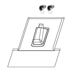 Daikin Dachdurchführung Aufdach RCRP Montagematerial und Ziegel, für Drain-Back, Ziegel... DAIKIN-EKSRCRP 4548848302161 (Abb. 1)