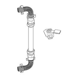 Daikin Kollektor-Reihenverbinder CON LCP, für Drucksystem 2 Koll-Reihen verbinden, 16204... DAIKIN-162045 4548848872961 (Abb. 1)
