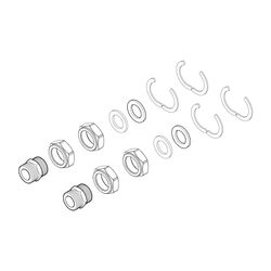 Daikin Drucksolarleitungsverbindung CON XP20, DN 20, zur Verbindung von 2 Leitungen, 162... DAIKIN-162072 4548848251698 (Abb. 1)