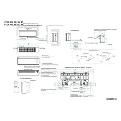 Daikin Split-Klimaanlage Innengerät Stylish FTXA-CW Typ 20, Kühlen 2kW Heizen 2,5kW, i... DAIKIN-FTXA20CW 4573535238157 (Abb. 1)