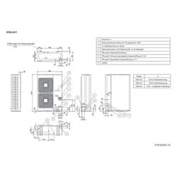 Daikin Verflüssigungssatz ERQ-AV1 Typ 100, invertergeregelt, 11,2kW 230V R410a, 1345x... DAIKIN-ERQ100AV1 4548848874996 (Abb. 1)