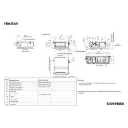 Daikin Kanalgerät Sky Air FBA-A9 Typ 35, Kühlen 3,5kW Heizen 4kW, 230V R32, 245x700x800... DAIKIN-FBA35A9 4548848722921 (Abb. 1)