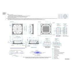 Daikin Zwischendeckengerät Roundflow FCAG71B, Kühlen 6,8kW Heizen 7,5kW, 230V R32... DAIKIN-FCAG71B 4548848702237 (Abb. 1)