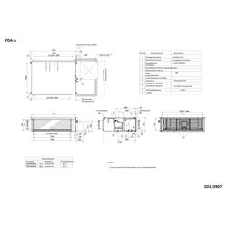 Daikin Kanalgerät FDA-A Typ 125, Kühlen 12,1kW Heizen 13,5kW, 230V R32, 300x1400x700mm... DAIKIN-FDA125A 4548848556663 (Abb. 1)