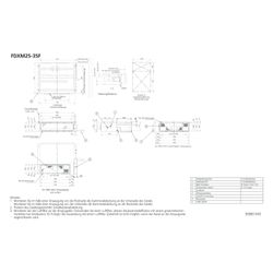 Daikin Kanalgerät FDXM-F9 Typ 35, Kühlen 3,5kW Heizen 4kW, 230V R32, 200x750x620mm... DAIKIN-FDXM35F9 4548848722815 (Abb. 1)