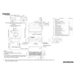 Daikin Deckenunterbau-Klimagerät Sky Air FHA-A9 Typ 50, Kühlen 5kW Heizen 5,8kW 230V, 2... DAIKIN-FHA50A9 4548848717514 (Abb. 1)