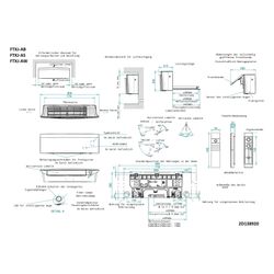 Daikin Split-Klimaanlage Innengerät Emura 3 FTXJ42AB9, Kühlen 4,2kW Heizen 5,4kW, ink... DAIKIN-FTXJ42AB9 4573535412694 (Abb. 1)