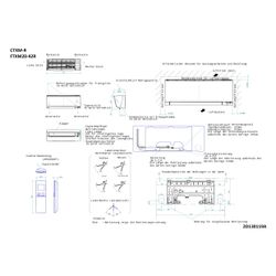 Daikin Split-Klimaanlage Innengerät Perfera FTXM-A Typ 20, Kühlen 2kW Heizen 2,5kW, ink... DAIKIN-FTXM20A 4548848793945 (Abb. 1)