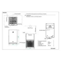 Daikin Luftreiniger MC30YV, Luftstrom 180m3/h, für Raumgröße 46m2, 450x270x270mm, Weiß, ... DAIKIN-MC30YV 4573535123910 (Abb. 1)