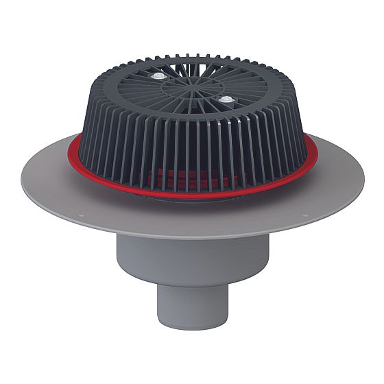 Dallmer SuperDrain Notablauf 62, DN 70, PVC, 671561