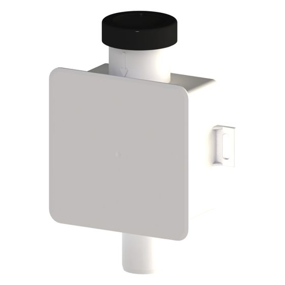 Dallmer Wandeinbau-Kondensat-Siphon 138, DN 32, Ablaufleistung 2,0l/min, PP/ABS, 026200