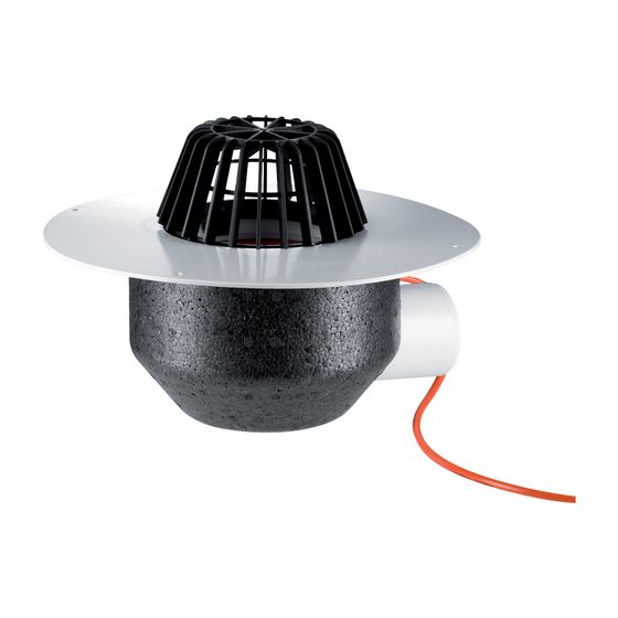 Dallmer Dachablauf 64 H PVC beheizt DN 70