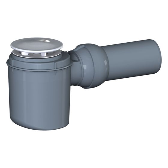 Dallmer Solos Duschwannenablauf mit verchromter Haube DN 50, PP, 150318