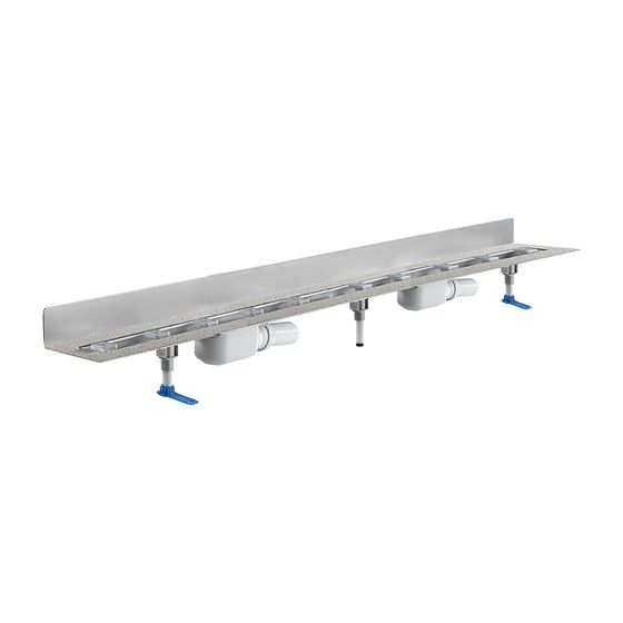 Dallmer CeraLine Plan W Duo Duschrinne 1800mm DN 50