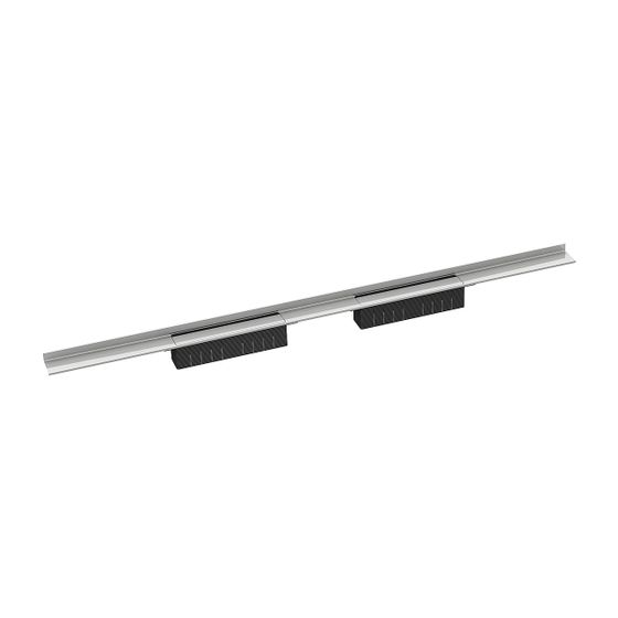 Dallmer CeraWall Select Duo Duschrinne 1800mm, Edelstahl poliert
