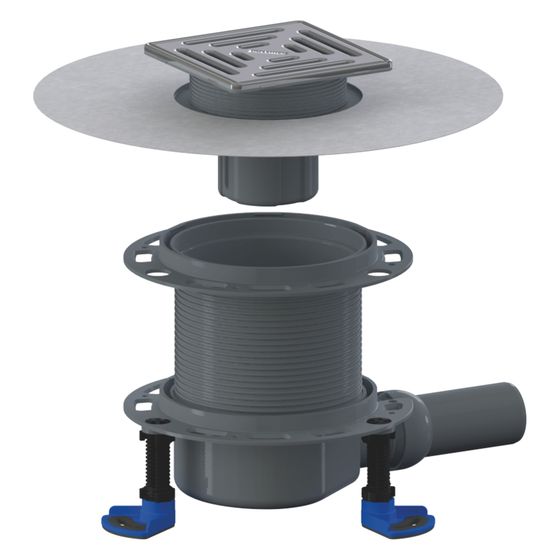 Dallmer DallDrain Select Vario Bodenablauf 150x150mm, DN 50, 517050