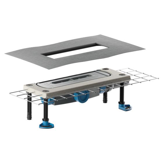 Dallmer CeraFlex Ablaufgehäuse DN 50, PP, 537140