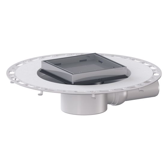 Dallmer TistoStone Plan VC 15 Bodenablauf 150x150mm, DN 50, PP/Edelstahl, 516220