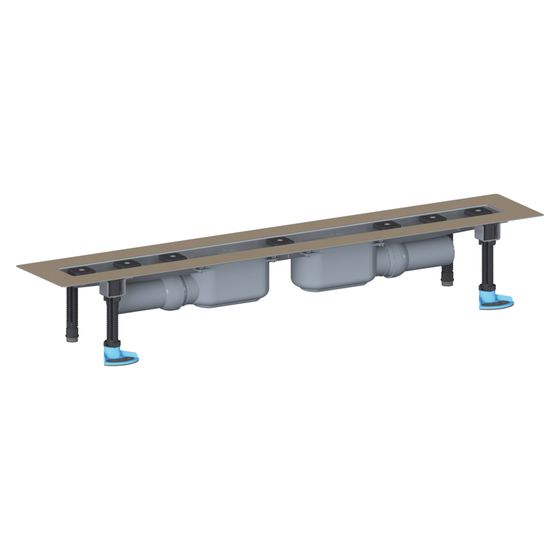 Dallmer CeraLine Plan F Duo Duschrinne 800mm DN 50