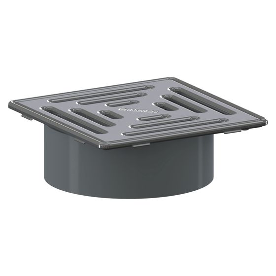 Dallmer Aufsatz VC 15 seitenverstellbar, Edelstahl, 150x150mm, 500359