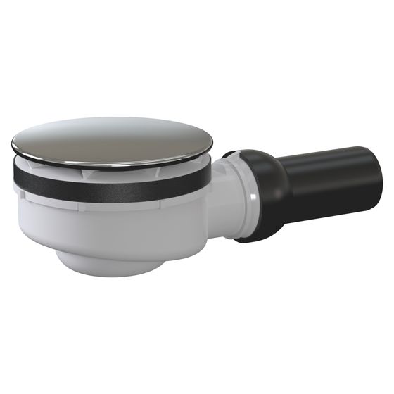 Dallmer Orio Duschwannenablauf PP 60mm mit Haube verchromt, DN 40, 160324