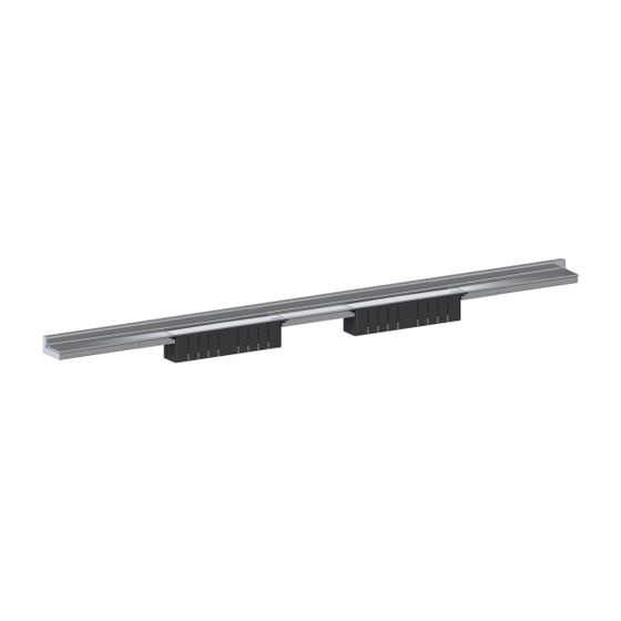 Dallmer CeraWall Select N Duo Duschrinne 1600mm, Edelstahl poliert