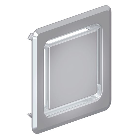 Dallmer DallVent Abdeckung WE, 125x125mm, Verchromt, 850058