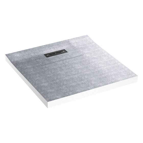 Dallmer DallFlex Floor Plan D Duschelement DN 40 1,2x1,2m