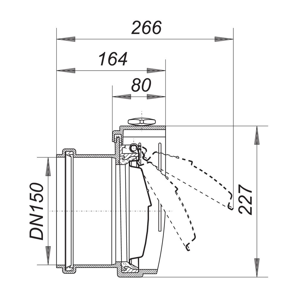 Dallmer Rohrklappe DN 150... DALLMER-660398 4001636660398 (Abb. 2)