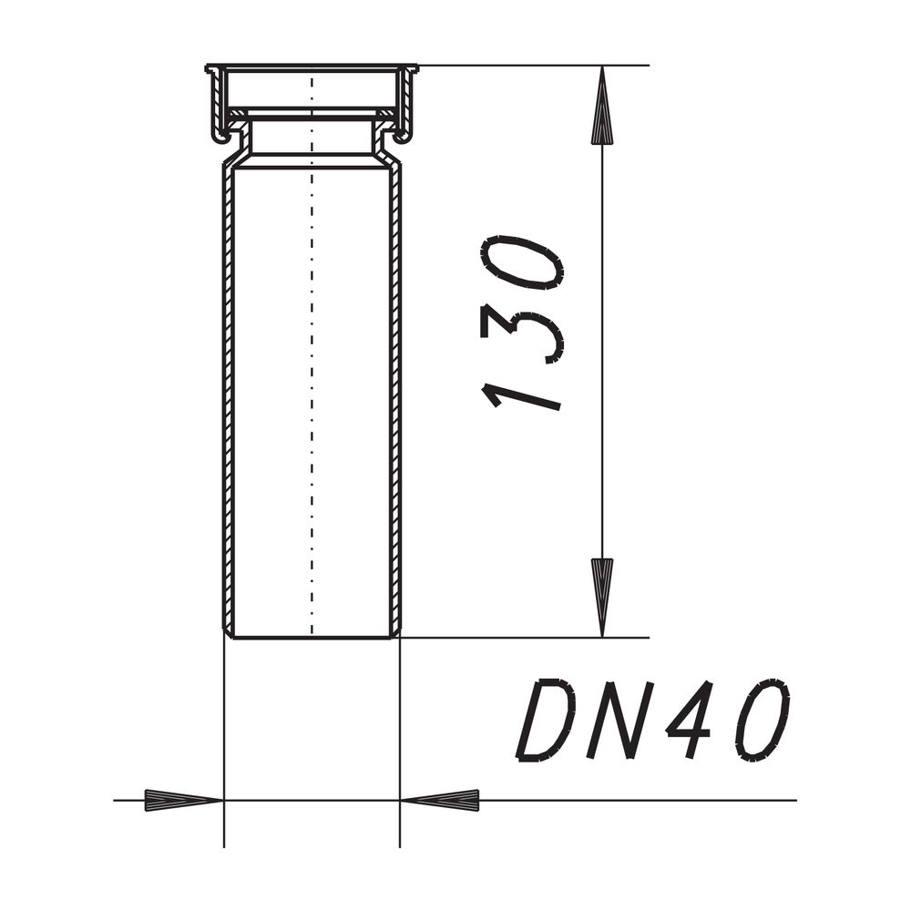 Dallmer Tauchrohr 010/0 130mm 1 1/4" x DN 40... DALLMER-060112 4001636060112 (Abb. 2)